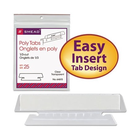 Smead TAB, HNG FLDR, 1/3CUT, 25, CR 64615